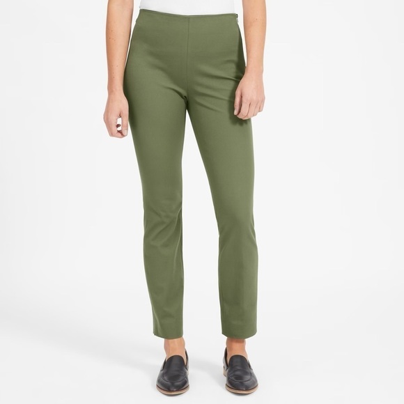 EVERLANE The Side Zip Stretch Cotton Pant - Picture 3 of 8